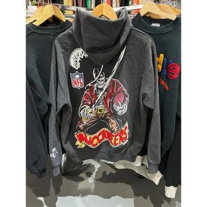 Warren Lotas x NFL Mitchell & Ness Tampa Bay Buccaneers Black Sweatshirt Large